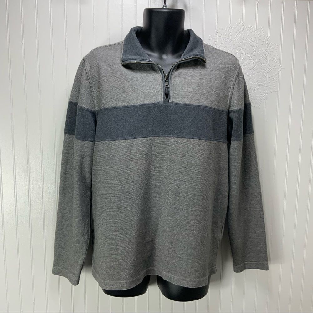 BANANA REPUBLIC 1/4 zip long sleeve shirt
